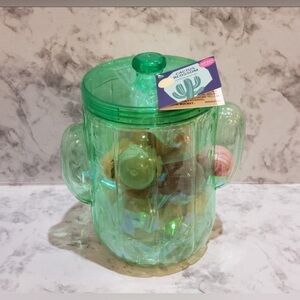 Cactus Blossom 11-Piece Pineapple & Raspberry Scent Bath Frizzers Bucket Set